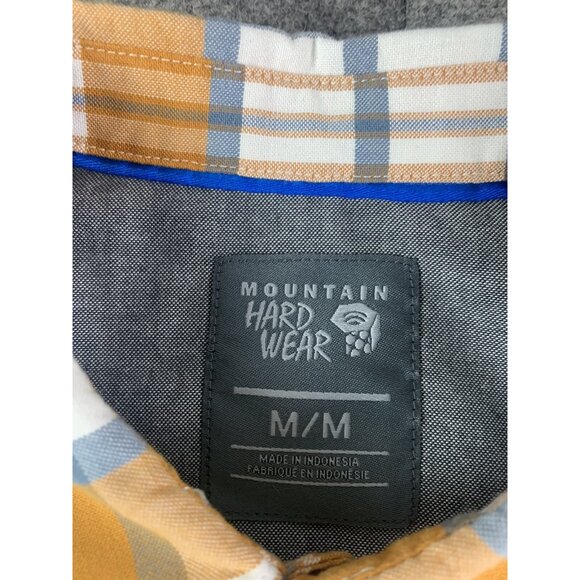 Mountain Hard Wear Mens Short Sleeve Plaid Button Up Shirt Size M Multicolor - Picture 5 of 10